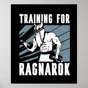 Póster Viking Training Para Ragnarok