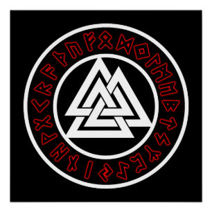 Póster Viking White Triscalion