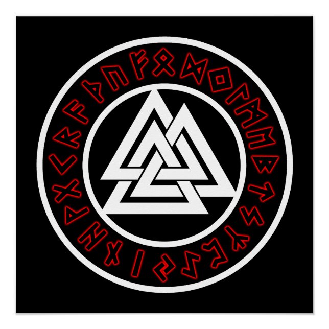 Póster Viking White Triscalion (Anverso)