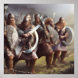 Póster Vikings Forings Together