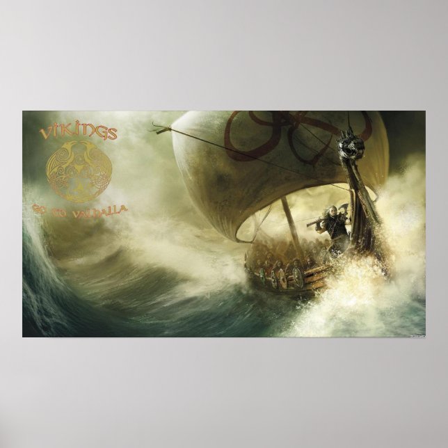 Póster Vikings Go To Valhalla (Frente)