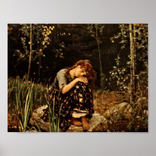 Póster Viktor Vasnetsov - Alyonushka