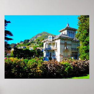 Póster Villa Bernasconi Cernobbio Lago Como Italia