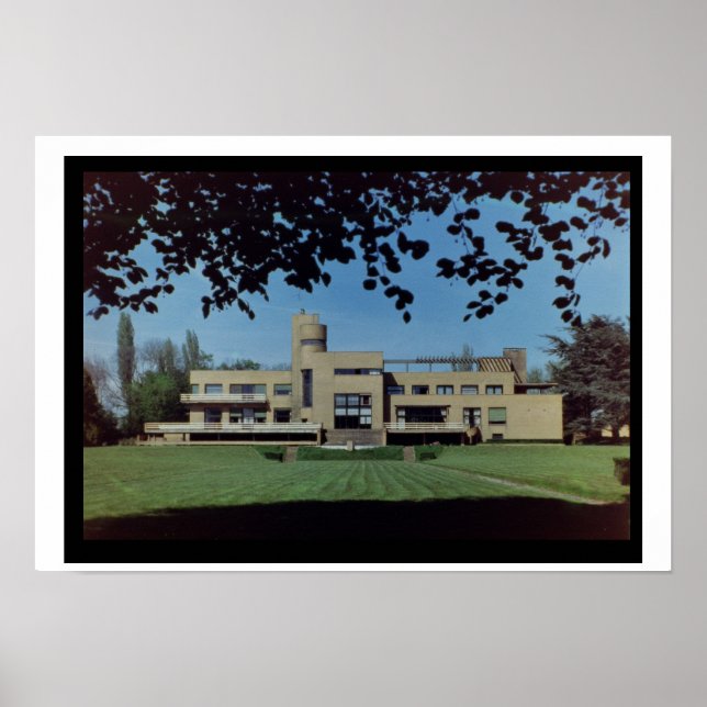 Póster Villa Cavroix, diseñada por Robert Mallet-Stevens  (Frente)