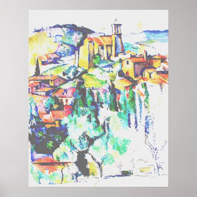 Póster Villa Cezanne en Gardanne (Frente)