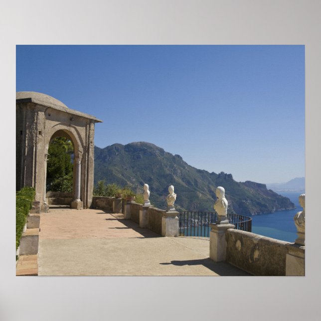 Póster Villa Cimbrone, Ravello, Campania, Italia (Frente)