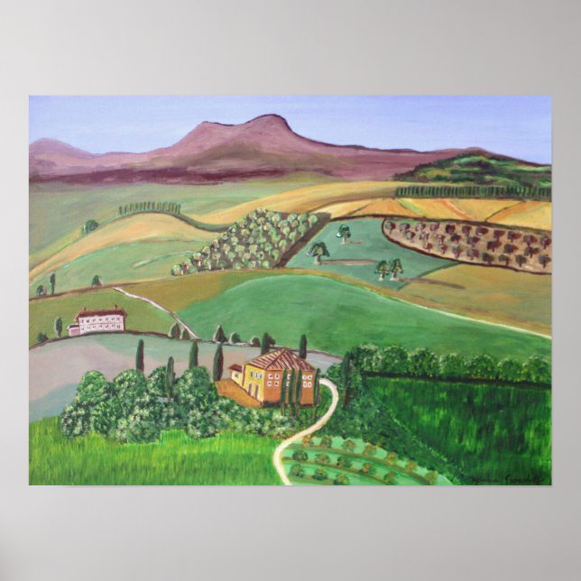 Póster Villa en el pueblo (Frente)