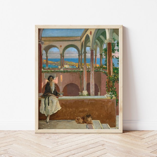 Póster Villa en la Riviera | Sir John Lavery (Subido por el creador)