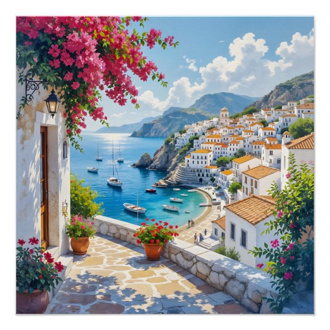 Póster Villa junto al mar (Anverso)