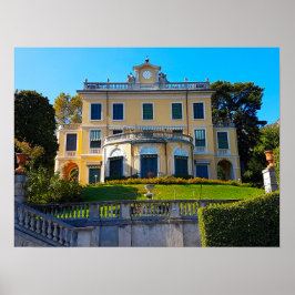 Póster Villa Margherita Ricordi Grianti Lago Como Italia