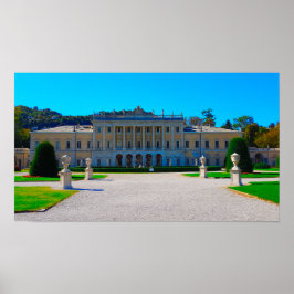 Póster Villa Olmo Lago Como Italia