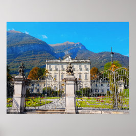 Póster Villa Sola Cabiati Tremezzo Lago Como Italia