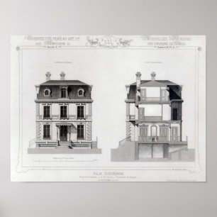 Póster Villa Suburbaine, Chasse Premier en St. Cloud