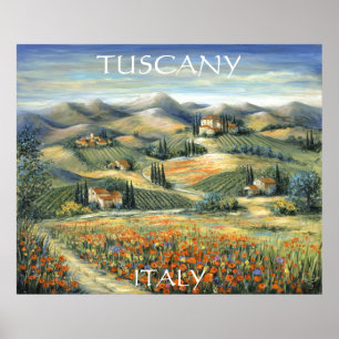 Póster Villa Toscana Y Ceppies