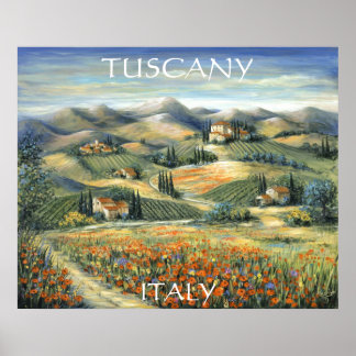 Póster Villa Toscana Y Ceppies
