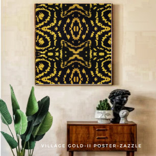 Póster Village Gold II