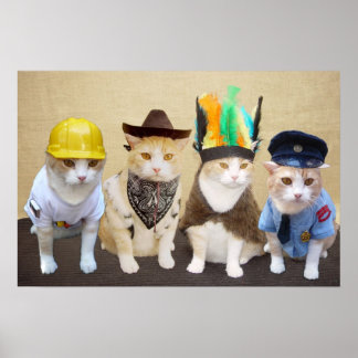 Póster Village Kitties