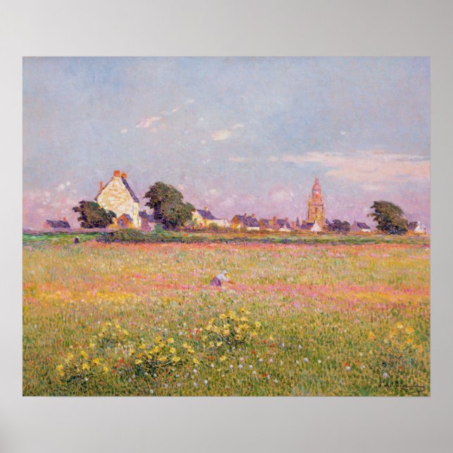 Póster Village near Rouen (Frente)