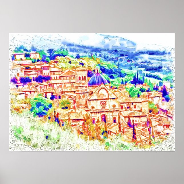 Póster Village Vew (Frente)