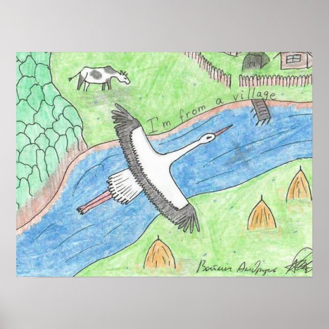 Póster Village Vibes (Frente)