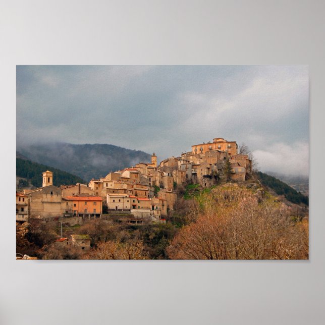 Póster Villalago, Italia (Frente)