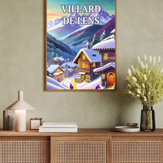 Póster Villard de Lens : Élégance Alpine dans un Écrin  (Subido por el creador)