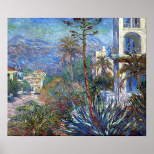 Póster Villas Claude Monet en Bordighera