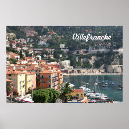 Póster Villefranche, Provenza