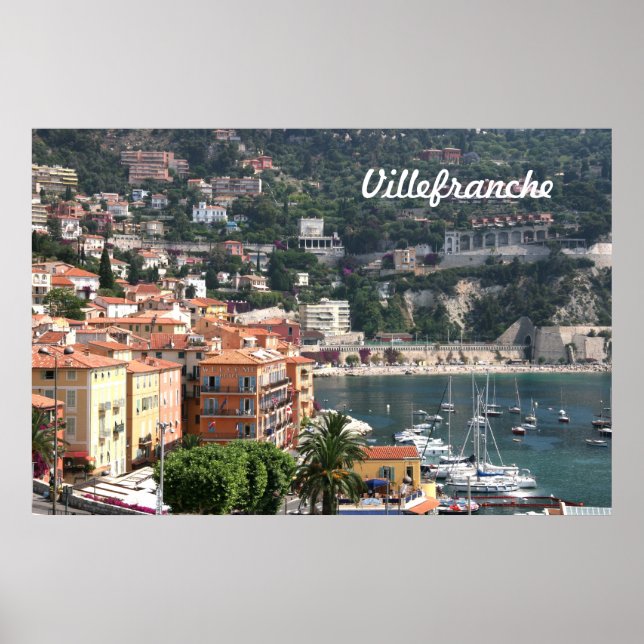 Póster Villefranche, Provenza (Frente)