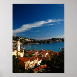 Póster Villefranche-sur-Mer, Francia