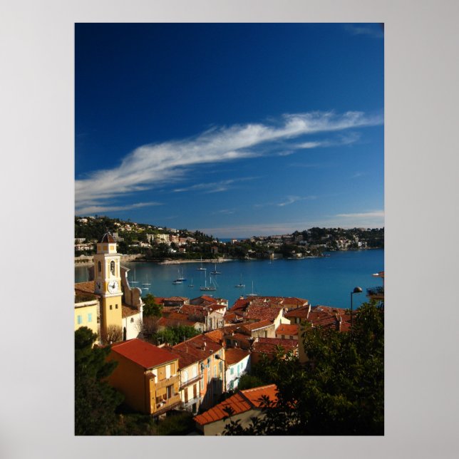 Póster Villefranche-sur-Mer, Francia (Frente)