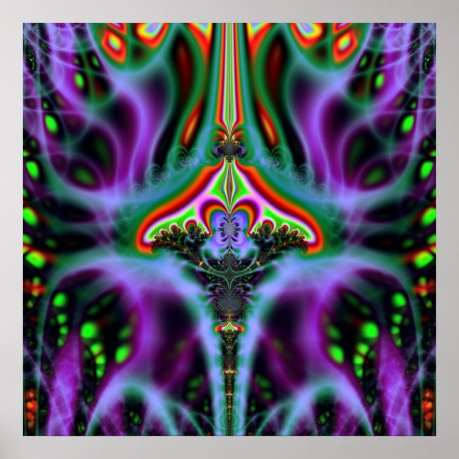 Póster 'Vimana Flux Lines' (Frente)