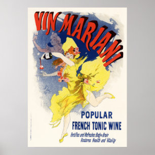 Póster Vin Mariani, Julio Chéret