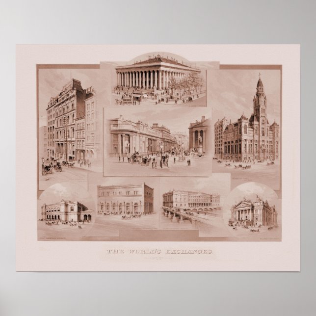 Póster Viñar los intercambios mundiales (Frente)