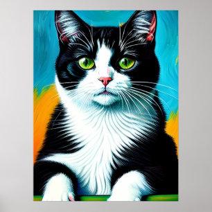 Póster Vincent Cat Gogh