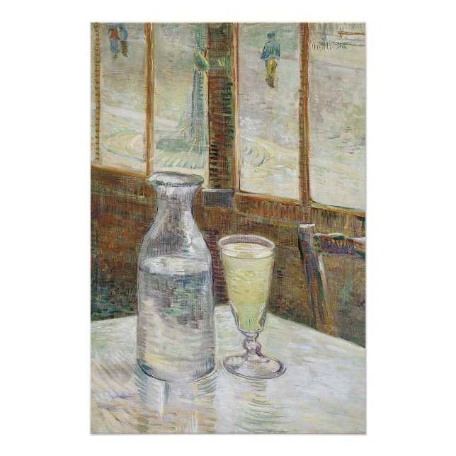 Póster Vincent van Gogh Absinthe Famous Painting (Anverso)