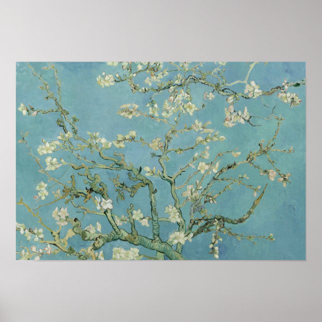 Póster Vincent van Gogh - Almond Blossom (Frente)