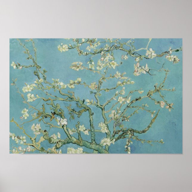 Póster Vincent van Gogh - Almond Blossom (Frente)