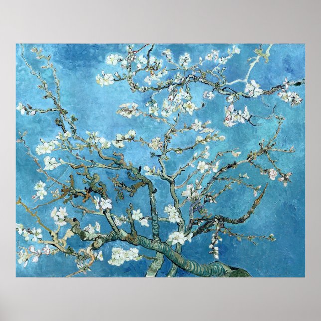 PÓSTER VINCENT VAN GOGH - ALMOND BLOSSOMS (Frente)