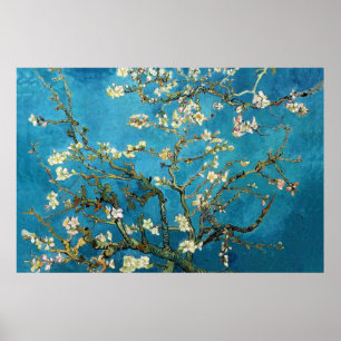 Póster Vincent van Gogh, Arbol de almendros floreciente.