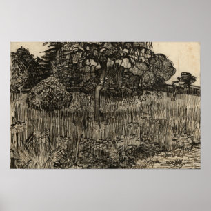 Póster Vincent van Gogh - Árbol lloroso