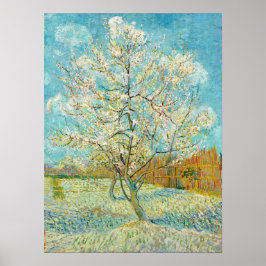 Póster Vincent van Gogh - Árbol rosa en flor