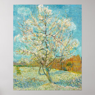 Póster Vincent van Gogh - Árbol rosa en flor