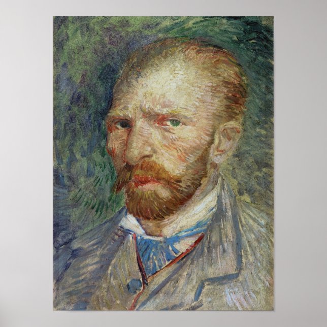 Póster Vincent van Gogh | Autorretrato, 1887 (Frente)