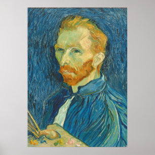 Póster Vincent van Gogh   Autorretrato, 1889