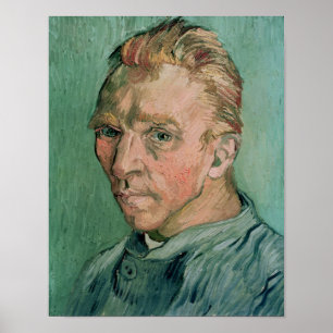 Póster Vincent van Gogh   Autorretrato, 1889