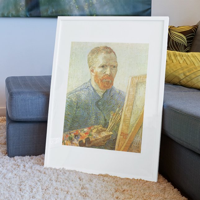 Póster Vincent van Gogh - Autorretrato frente a Easel (Subido por el creador)
