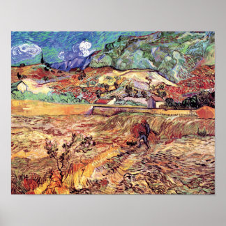 Póster Vincent Van Gogh - Bella Artes de campo de trigo c