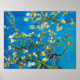 Póster Vincent Van Gogh - Blossoming Almond Tree Fine Art