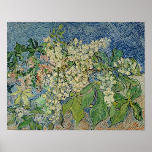 Póster Vincent van Gogh Blossoming Chestnut Branches